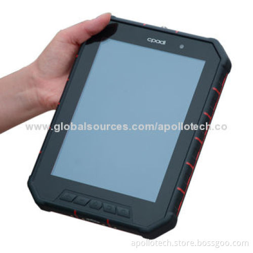 Rugged Waterproof Tablet PCs with IP68 Level, 12,000mAh Rechargeable Battery and NFC Optional